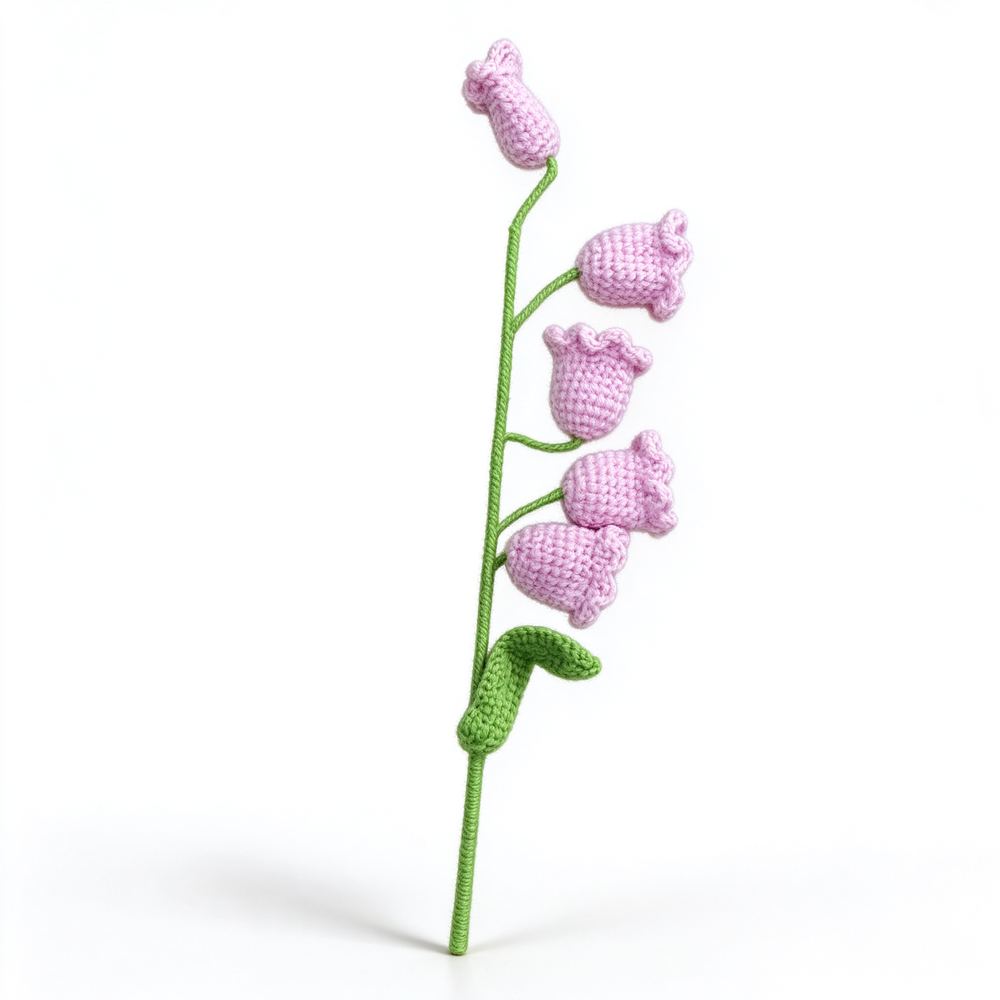1枝粉色铃兰花